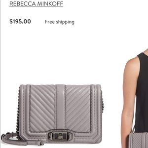 Rebecca Minkoff Small Love Leather Crossbody Bag